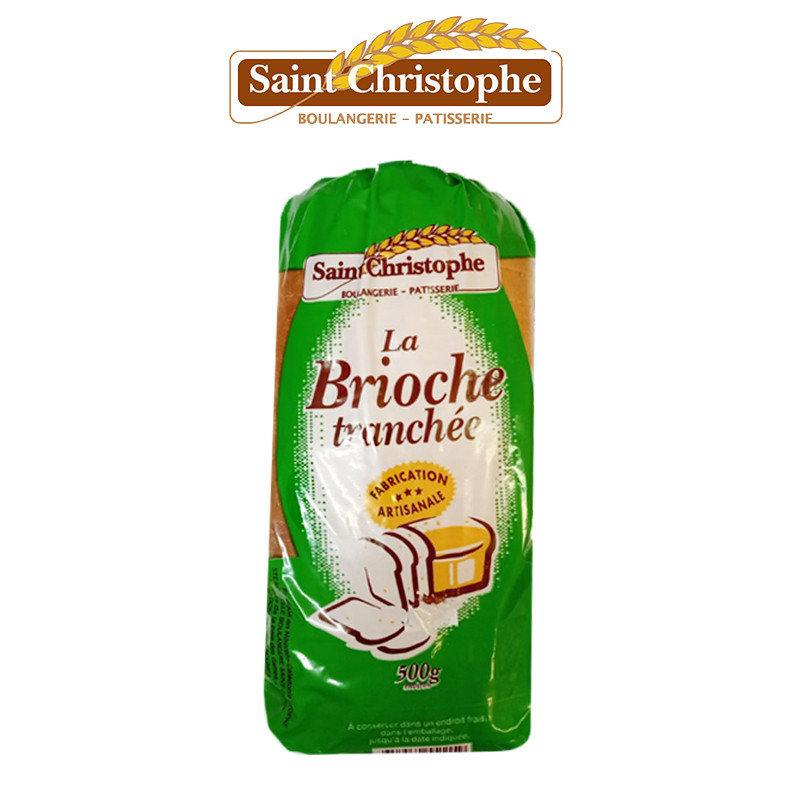 Boulangerie St Christophe - Brioche tranchée - 550g