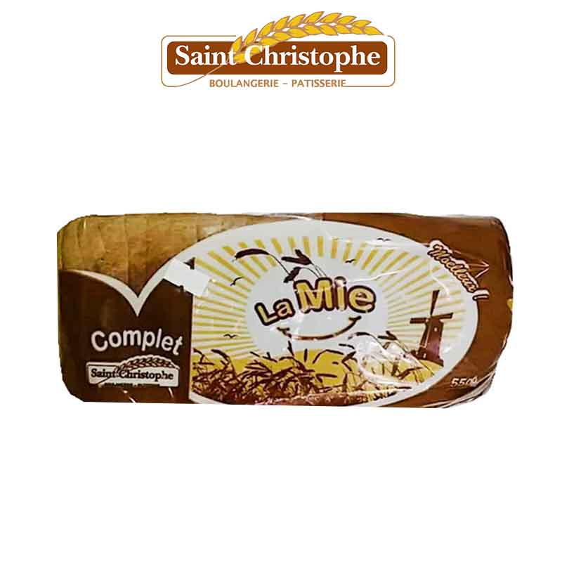 Boulangerie St Christophe - Pain de mie complet - 550gr