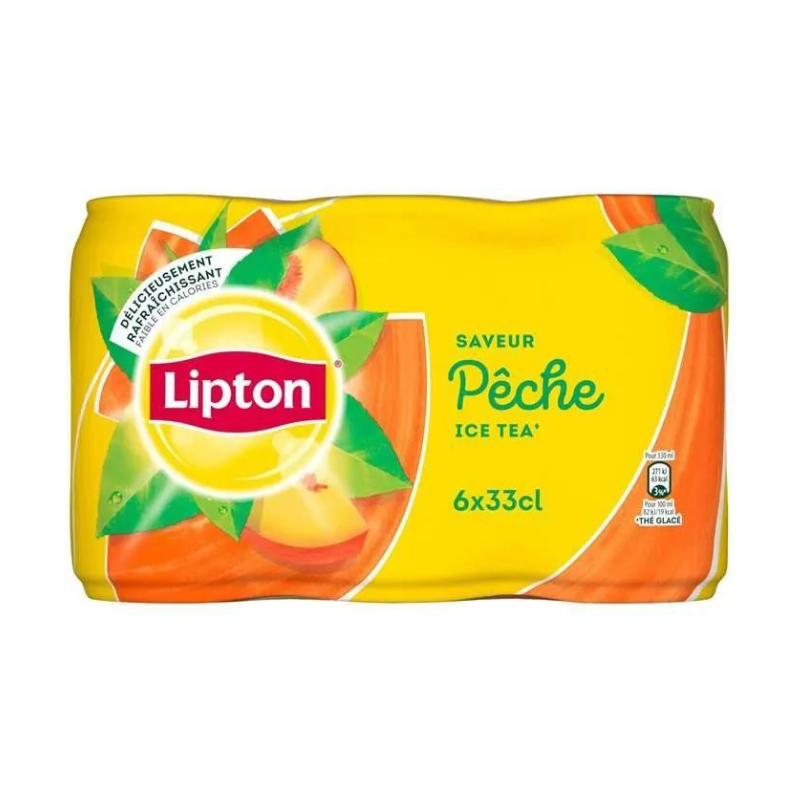 Ice tea - Pêche - Pack x 6 - 33cl