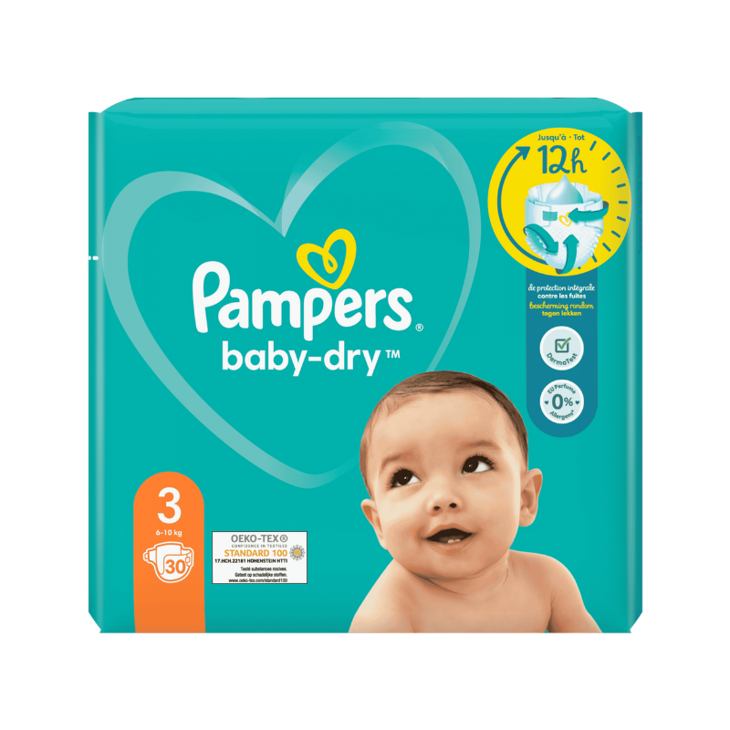 Pampers - Couches S3 - 6/10kg - x30