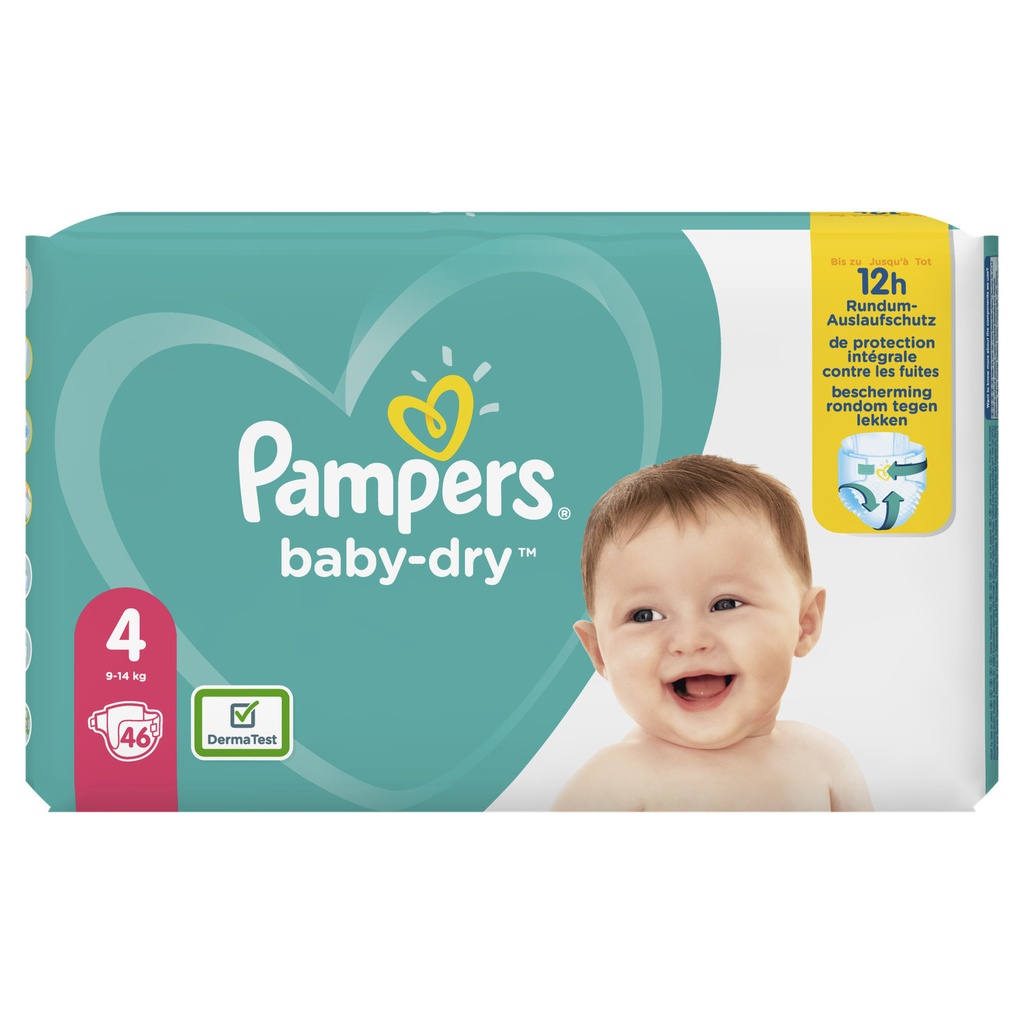Pampers - Couches S4 9/14kg - x46